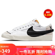 耐克NIKE板鞋女經(jīng)典緩震B(yǎng)LAZER LOW '77運動鞋DQ1470-101白黑36.5
