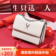 啄木鳥(niǎo)（TUCANO）包包女款2025年牛皮鏈條小方包單肩斜挎包實(shí)用生日禮物