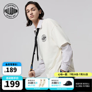 PALLADIUM帕拉丁上裝寬松潮流套頭時尚圓領短袖T恤109647 棉花糖色 2XL