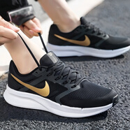耐克（NIKE）跑步鞋男鞋 2025秋季新款RUN SWIFT運(yùn)動(dòng)跑鞋網(wǎng)面透氣緩震低幫跑鞋 【黑金】飛線科技/熱推款 39