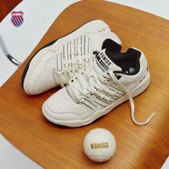 蓋世威（K·SWISS）【秀場(chǎng)同款】運動(dòng)鞋男女情侶鞋復古真皮低幫板鞋Si-18滿(mǎn)貫鞋8381 9218-102大白熊 男女同款 42