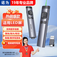 諾為激光筆 支持藍牙PPT翻頁(yè)筆教師用遙控筆希沃白板LED液晶屏電視教室一體機講課N97s雙頭版 綠光