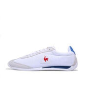樂(lè )卡克（Le coq sportif）法國公雞男鞋女鞋春夏運動(dòng)鞋復古跑步鞋網(wǎng)面透氣阿甘休閑鞋 白藍紅