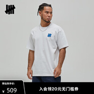 UNDEFEATED官方春季新品美式街頭經(jīng)典字母LOGO涼感休閑短袖T恤男上衣 米白色 S