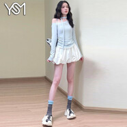 翊尚美花苞短裙半身裙子女夏季2025新款修身顯瘦顯高小個子a字裙高級感