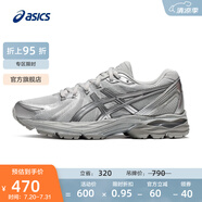 亞瑟士ASICS緩震跑鞋女鞋網(wǎng)面跑步鞋耐磨運(yùn)動(dòng)鞋 GEL-FLUX CN 灰色/銀色 37.5