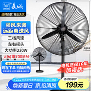 長(cháng)城（CHANGCHENG）工業(yè)風(fēng)扇電風(fēng)扇工廠(chǎng)車(chē)間大風(fēng)力落地扇強力超大工業(yè)扇商用牛角扇大功率交流定頻工業(yè)電風(fēng)扇FL-65