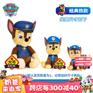 汪汪隊立大功（PAW PATROL）汪汪隊玩具毛絨全套狗狗玩偶公仔男女孩玩具旺旺隊生日禮物 經(jīng)典款-阿奇公仔【需選尺寸】 中號-坐高22.9CM