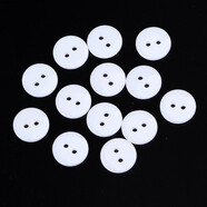 扣子隱形毛領(lǐng)透明小扣子圓形紐扣襯衫鈕扣白搭外套內衣墊扣配 白色200粒不送盒 20mm