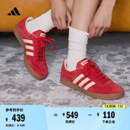 adidas「T頭鞋」VL COURT復古休閑板板鞋德訓鞋男女阿迪達斯輕運動   淺猩紅/暖香草色/黃色   41