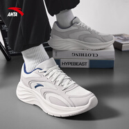 安踏運動(dòng)鞋男鞋2026春季網(wǎng)面透氣軟底緩震輕跑鞋戶(hù)外健身跑步鞋子男 【星云2】象牙白/霧灰/深航海藍 45