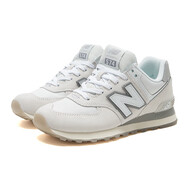 NEW BALANCE官方艦店男鞋女鞋  新款舒適運(yùn)動(dòng)鞋574系列復(fù)古休閑鞋休閑鞋男 U574LGLG/白粉 39.5