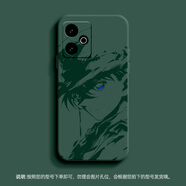 信盛宏 適用真我GT7手機殼GT7Pro怪盜基德GT6新款GT5二次元5Pro潮牌動(dòng)漫硅膠殼高級防摔全包保護套 暗夜綠-怪盜基德D5綠 真我GT5