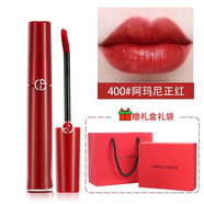 阿瑪尼香水自我無界紅色摯愛香水持久留香阿瑪尼405/400/214口紅禮物 阿瑪尼400#正紅色唇釉