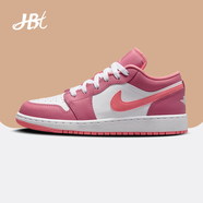 耐克（NIKE）【潮】Air Jordan aj1 Low女鞋板鞋低幫透氣休閑運(yùn)動(dòng)耐磨籃球鞋 553560-616（粉白色） gs 款 40