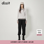 DZZIT地素長袖 衣打底衫春秋季新款透感針織衫設(shè)計感小眾女 中灰色 S