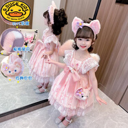 G.DUCKKIDS童裝女童洛麗塔公主裙兒童衣服玲娜貝爾cosplay夏季蓬蓬禮服裙子 尾巴【單拍不發(fā)】 130 建議7-8歲