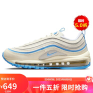 耐克NIKE休閑鞋女氣墊經(jīng)典AIR MAX 97運動鞋F(xiàn)N7492-133帆白36