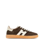 霍根（HOGAN）男休閑鞋翻毛皮運動鞋Hogan Cool Sneakers Shoes經(jīng)典H標志 棕色 43