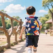 Edison幼兒園書包2-6周歲學(xué)前班戶外輕便出游兒童小背包6001-5s動(dòng)物小號