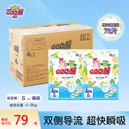 大王（GOO.N） 維E系列  澄萃系列 新升級嬰兒透氣尿不濕紙尿褲 維E 紙尿褲S  試用裝  箱裝72片