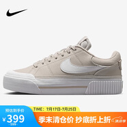 耐克NIKE女子休閑鞋 COURT LEGACY 運動鞋DM7590-111白 37.5