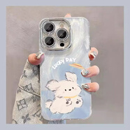 千語(yǔ)殼 適用華為P30手機殼p30pro新款女幸運小狗2025年自帶閃鉆鏡頭膜軟邊硬殼全包防摔散熱保護套高級感 銀色J-飛盤(pán)小狗A+自帶鏡頭膜 華為P30PRO