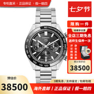 泰格豪雅瑞士手表卡萊拉系列自動(dòng)機(jī)械男士手表 CBN2A1B.BA0643精鋼黑盤44表盤