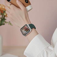 米家（MIKA）小米機通用智能電話(huà)手表可插卡成人男女多功能學(xué)生兒童健康監測任意下載定位APP禁用禮物 墨玉綠【藍牙連接·24h健康監測·信息查看·支付·