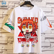 結盟者FGO咕噠子fate黑貞德saber周邊短袖T恤男寬松大碼圓領(lǐng)動(dòng)漫衣服夏T 圖案：08 2XL 145-160斤