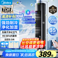 美的（Midea）【降溫優(yōu)選】家用空調(diào)扇智能語音冷風(fēng)扇負離子凈化靜音落地冷風(fēng)機水冷塔扇強力制冷小空調(diào)ACA10TJR