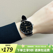 卡西歐（CASIO）手表女 指針系列 輕奢簡約休閑女表 大表盤石英表學(xué)生表考試表 LTP-VT01L-1B 店長推薦