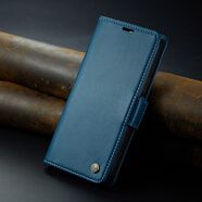 CaseMe適用iPhone15手機(jī)保護(hù)殼商務(wù)真皮皮套蘋果16/14plus高檔13P 色 iPhone15Plus
