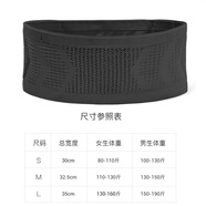 AOTUTPU運動(dòng)軟水壺 戶(hù)外軟水袋可折疊越野跑步水袋馬拉松騎行便攜水杯 針織跑步腰包_黑色_M碼 0.5L