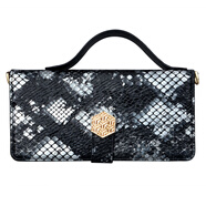 機旺馬適用三星S25U手機殼S23Ultra拉鏈錢(qián)包S22斜挎皮套 黑色(單皮套) 三星S6 Edge PLUS/Note 5 Edg