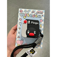 妙之選可愛復古pingu企鵝照相機airpods4保護套airpod3適用蘋果pr2o耳機殼二代無線藍牙第三代airpodpro pingu企鵝照相機(單殼) 蘋果 AirPods1/2代