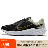 耐克NIKE男跑步鞋NIKE QUEST 5運(yùn)動鞋DD0204-301黑白綠42.5