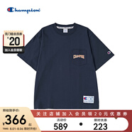 Champion美國冠軍短袖T恤C3-V333-2 M607藏青色 XL