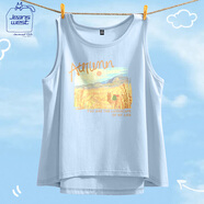 JEANSWEST CLUB真維斯純棉夏季簡(jiǎn)約吊帶背心女寬松胖mm外穿內搭打底無(wú)袖上衣