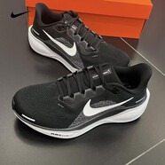 耐克（NIKE）男鞋跑步鞋 24春夏運動鞋輕便緩震黑白慢跑鞋網(wǎng)面透氣休閑鞋子男 FN4932-002/黑色/飛馬41 43