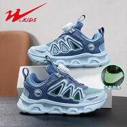 雙星（DOUBLE STAR）童鞋男童戶(hù)外溯溪鞋2025夏季新款男孩鏤空單網(wǎng)透氣兒童運動(dòng)鞋 FY-90181天空藍(框子鞋) 28 _鞋內長(cháng)約18cm