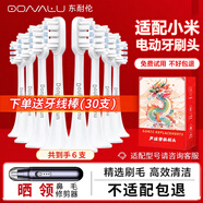 東耐倫 適配小米電動(dòng)牙刷頭T300/T500 米家青春版MI成人聲波柔軟毛清潔通用替換刷頭牙刷頭 8支 【植毛量升級(jí)款】標(biāo)準(zhǔn)清潔型