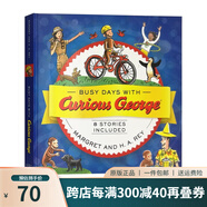 英文原版 Curious George 好奇猴喬治 32個(gè)故事大合輯 汪培珽書(shū)單推薦第3階段 綠山墻 Busy Days with 8個(gè)故事精裝合集 綠山墻圖書(shū)