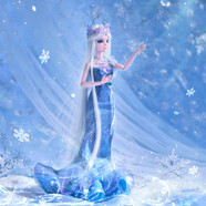 葉羅麗娃娃女孩玩具公主洋娃娃冰公主靈公主仙子29厘米生日節日新年禮物 29厘米冰水公主1衣1鞋1支架