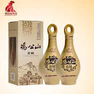 雞公山白酒古釀陶瓷瓶整箱6瓶45度52度濃香型純糧食酒固態(tài)口糧酒 45度 500mL 2瓶