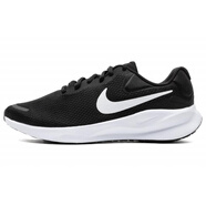 NIKE耐克Revolution7低幫跑步鞋男款黑白休閑通勤 黑白色 41