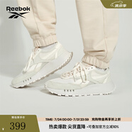 Reebok銳步官方24新品男女CL LEGACY W+蕾格西黑武士休閑復(fù)古跑鞋 100222159 冰川白 43 (28cm),US: 10