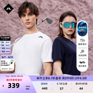 金林德伯格（J.Lindeberg）商場(chǎng)同款GOLF新款夏情侶純棉圓領(lǐng)涼感短袖T恤男女524101005 K00白 XS