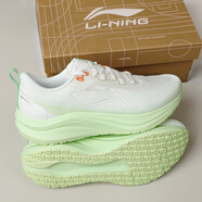 李寧（LI-NING）赤兔8男子跑步鞋2025秋冬季新款防滑減震回彈青少年軟底運動(dòng)跑鞋 赤兔8 男款 米白色 41