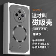 ZWNPC紅米14C手機殼14R金屬漆磁吸無邊框散熱5G硬殼鏡頭全包新款Redmi14C男女5G創(chuàng)意高級簡約14R外殼商 原鈦灰-磁吸【單殼】 紅米14C 5G